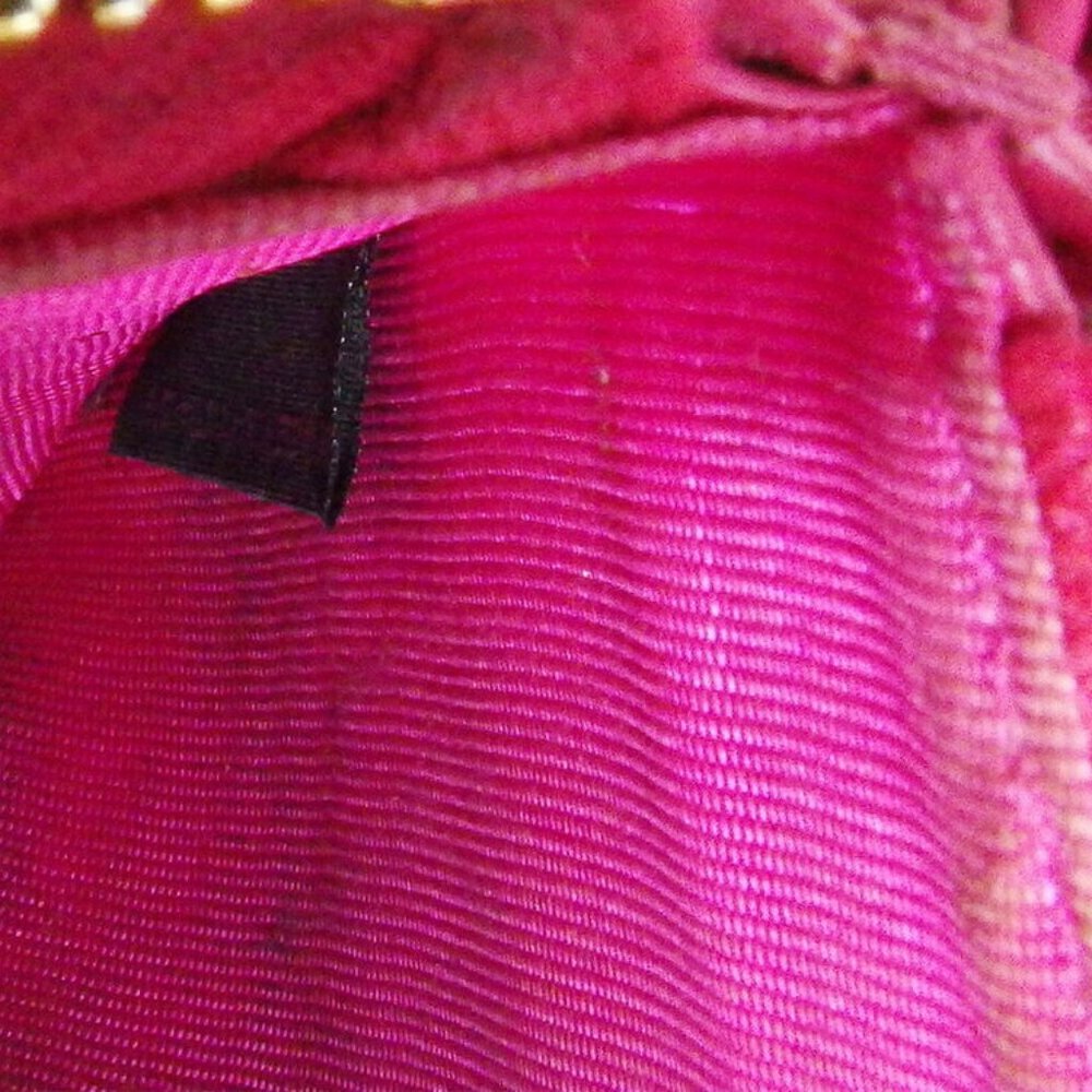 Prada Long Wallet Ribbon Pink Safiano Leather Auth USED T17788 - Picture 7 of 10